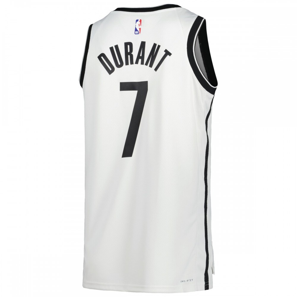 Kevin Durant Brooklyn Nets Unisex 2022/23 Swingman Jersey - Icon Edition - White-Pro Kit Vault | Brand New 26/27 Sports Jerseys